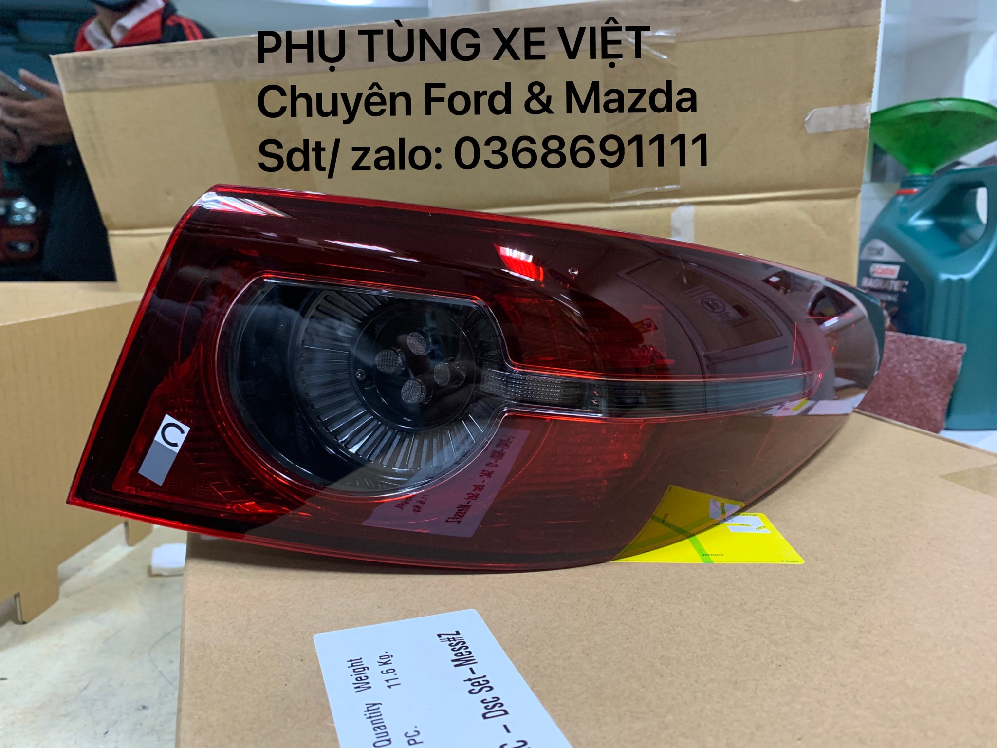 Đèn hậu ngoài Mazda 3 2019 Led ( đèn sau bên phụ ) B0J851150A B0J851160A