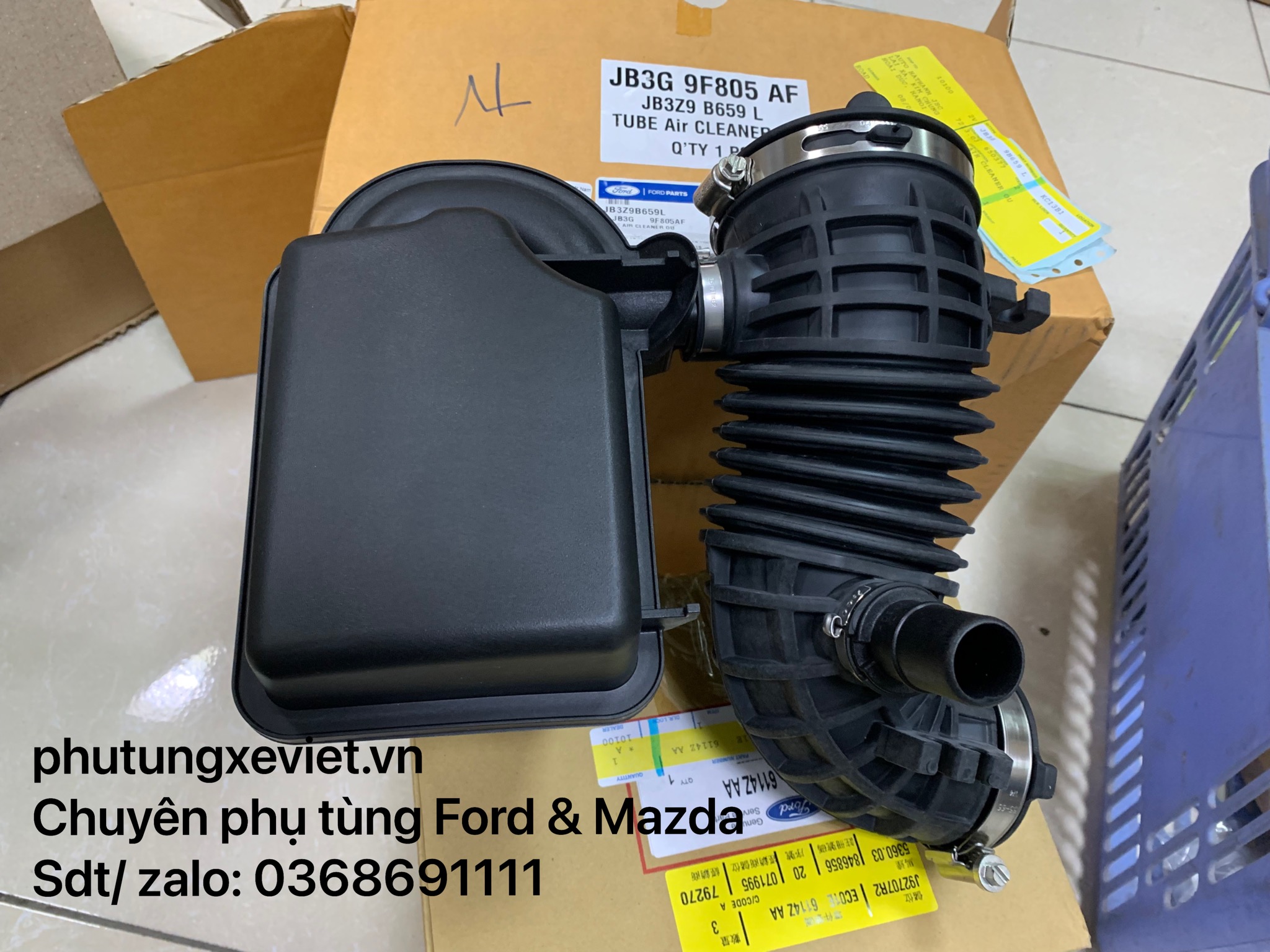 Bầu tiêu âm Ford Ranger Everest 2.0 JB3G9F805AE/ AF JB3Z9B659K/ L