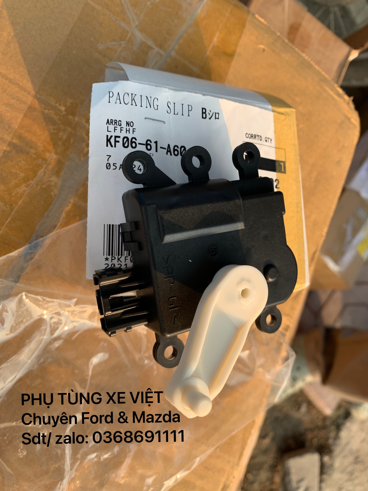 Motor Mô tơ đóng mở cửa gió điều hoà Mazda CX5 KF0661A60 KF06-61-A60