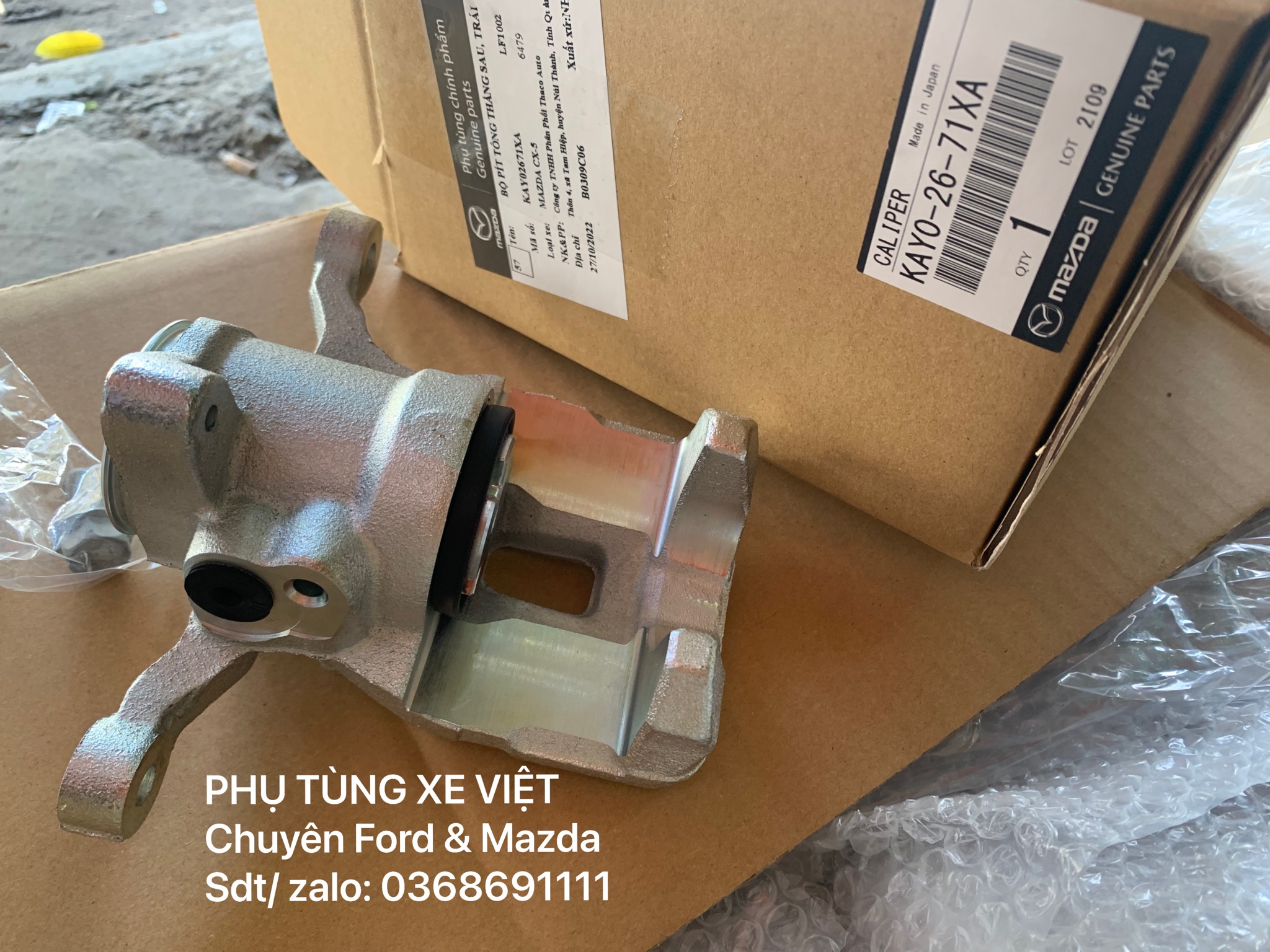 Piston thắng sau, piston phanh sau Mazda CX5 KAY02671XA KAY02661XA
