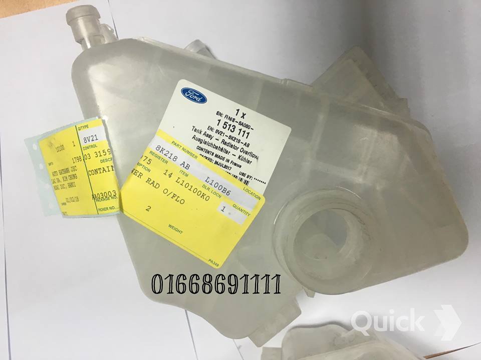 Bình nước phụ xe Ford Fiesta – 8V218K218AB / 8V21 8K218 AB