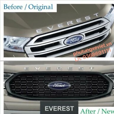 Mặt lạ (ca lăng) Ford Everest (bản Sport) 2020, 2021