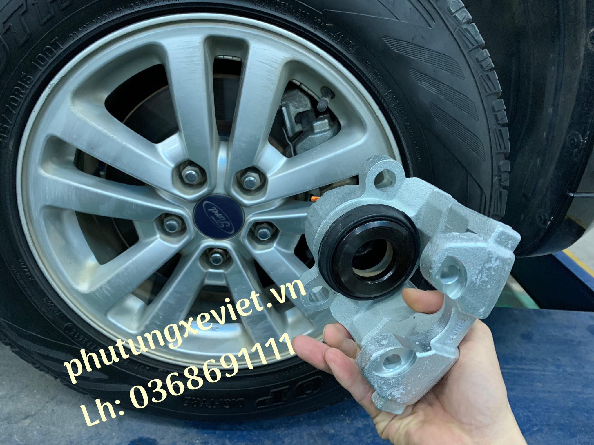 Caliper phanh trước (piston phanh, cuppen phanh…) Ford Escape