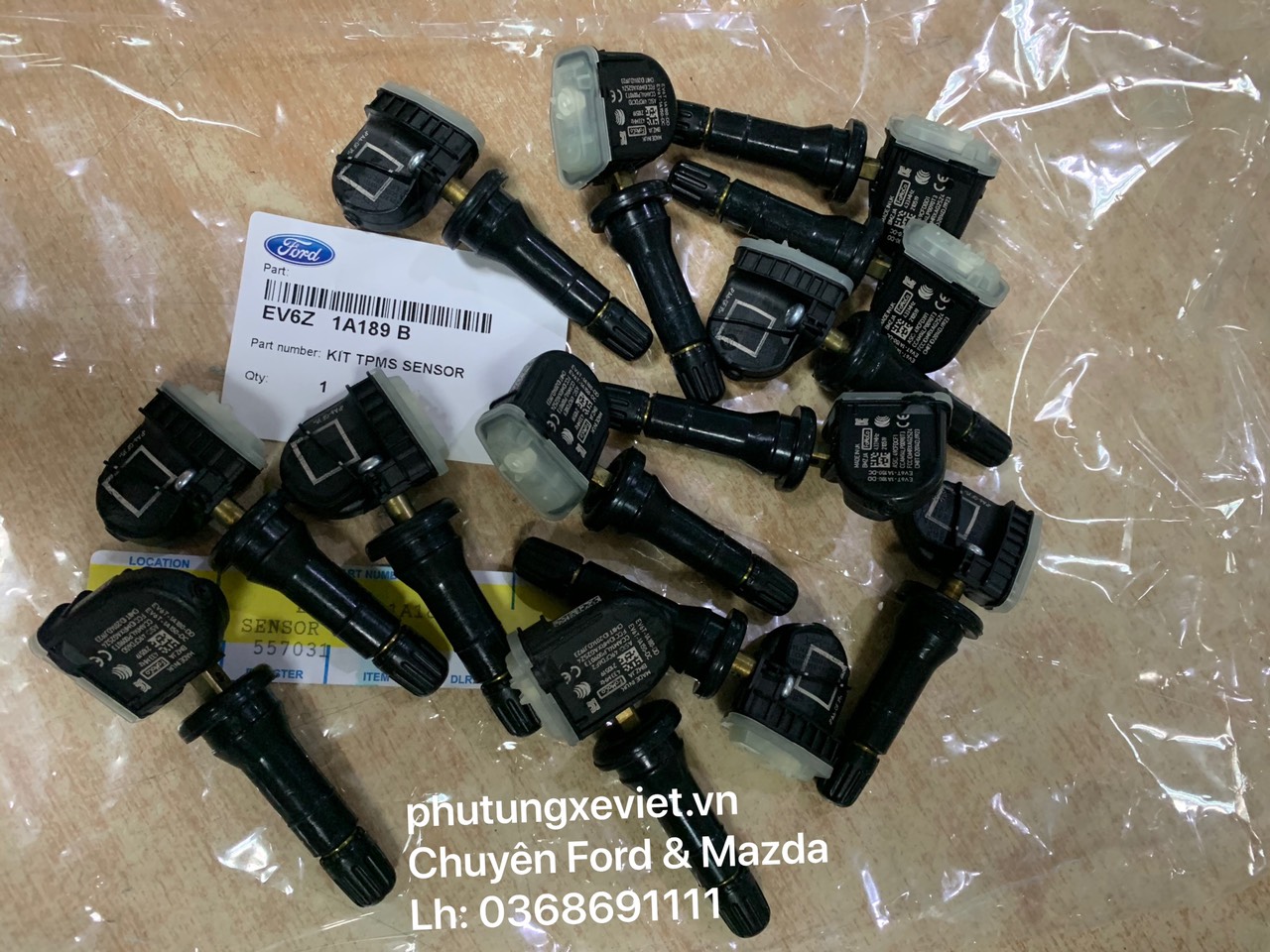 EV6T-1A180-DD / EV6T-1A150-DC Cảm biến áp suất lốp Ford Ranger 2016