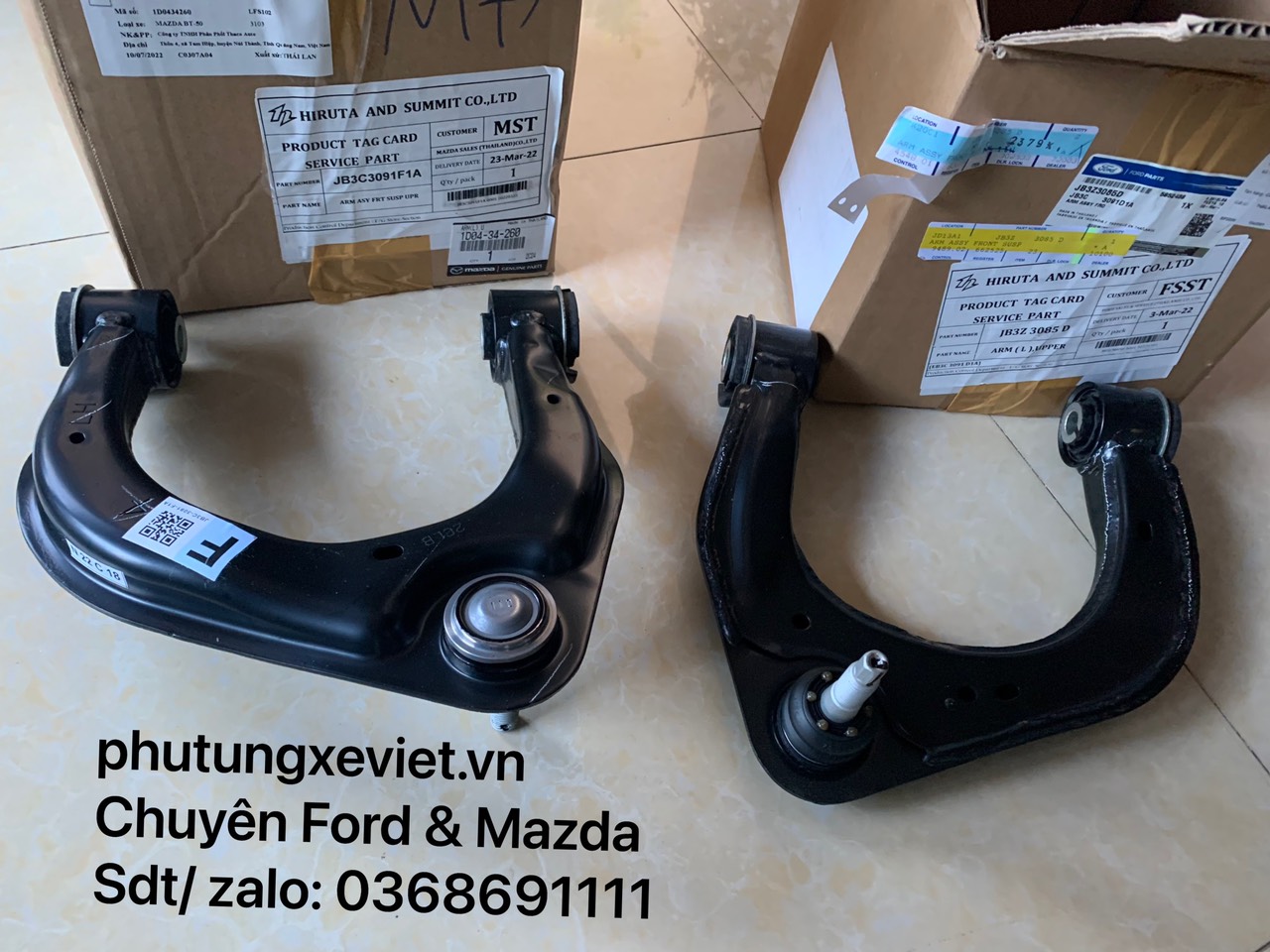 Càng a trên Ford Ranger 2022 JB3C3084B1A JB3C3084D1A JB3C3085B1A JB3C3085D1A