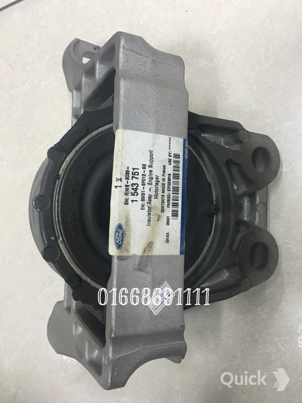 Chân máy thủy lực xe Ford Focus 1.8; 2.0; 2.0 TDCI – 3M516F012AK / AV616F012AB / 8M516F012SB