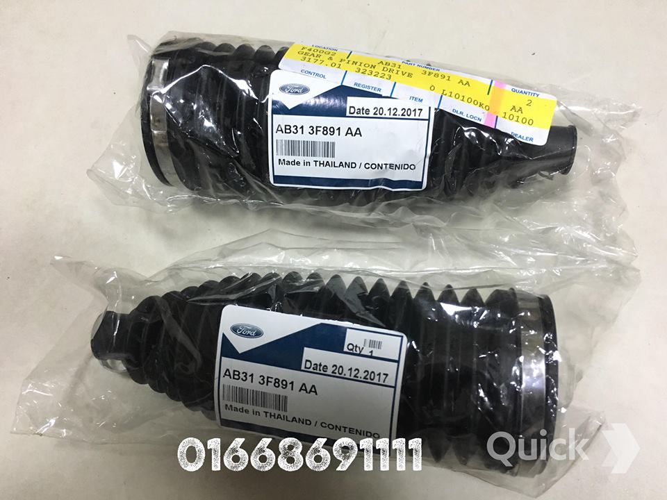 Cao su che bụi thước lái Ford Everest –  UC2M3212X / AB313F891AA