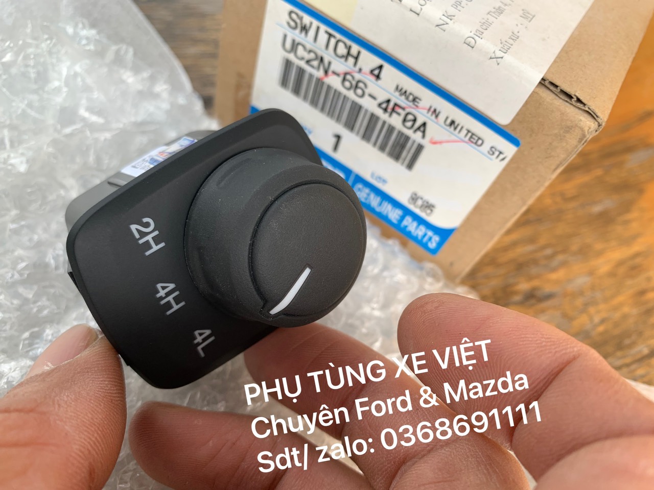 Công tắc cài cầu Mazda BT50 / BT-50 / Ford Ranger AV797Z155AB UC2N664F0A