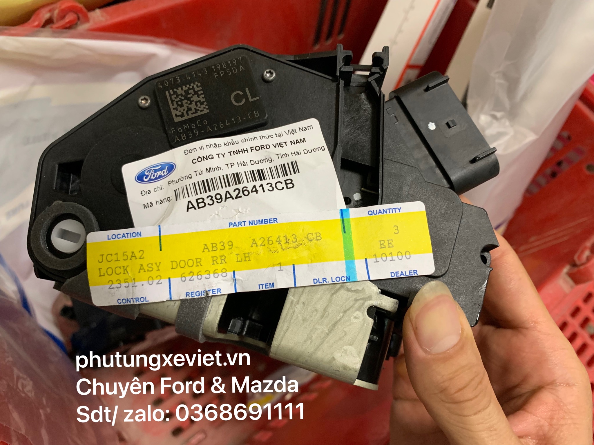 Khoá cửa sau trái (bên lái) Ranger – AB39-A26413-CB AB39A26413CB