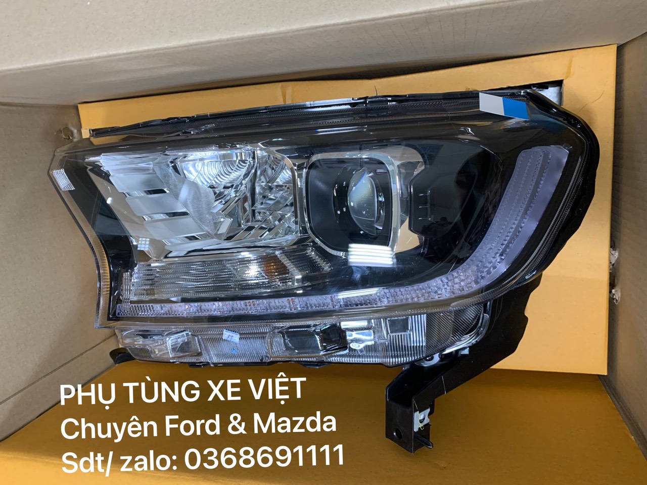 Đèn pha Full Led Ranger 2019 JB3Z13008AH JB3Z13008AM JB3B13E015BA 14BA