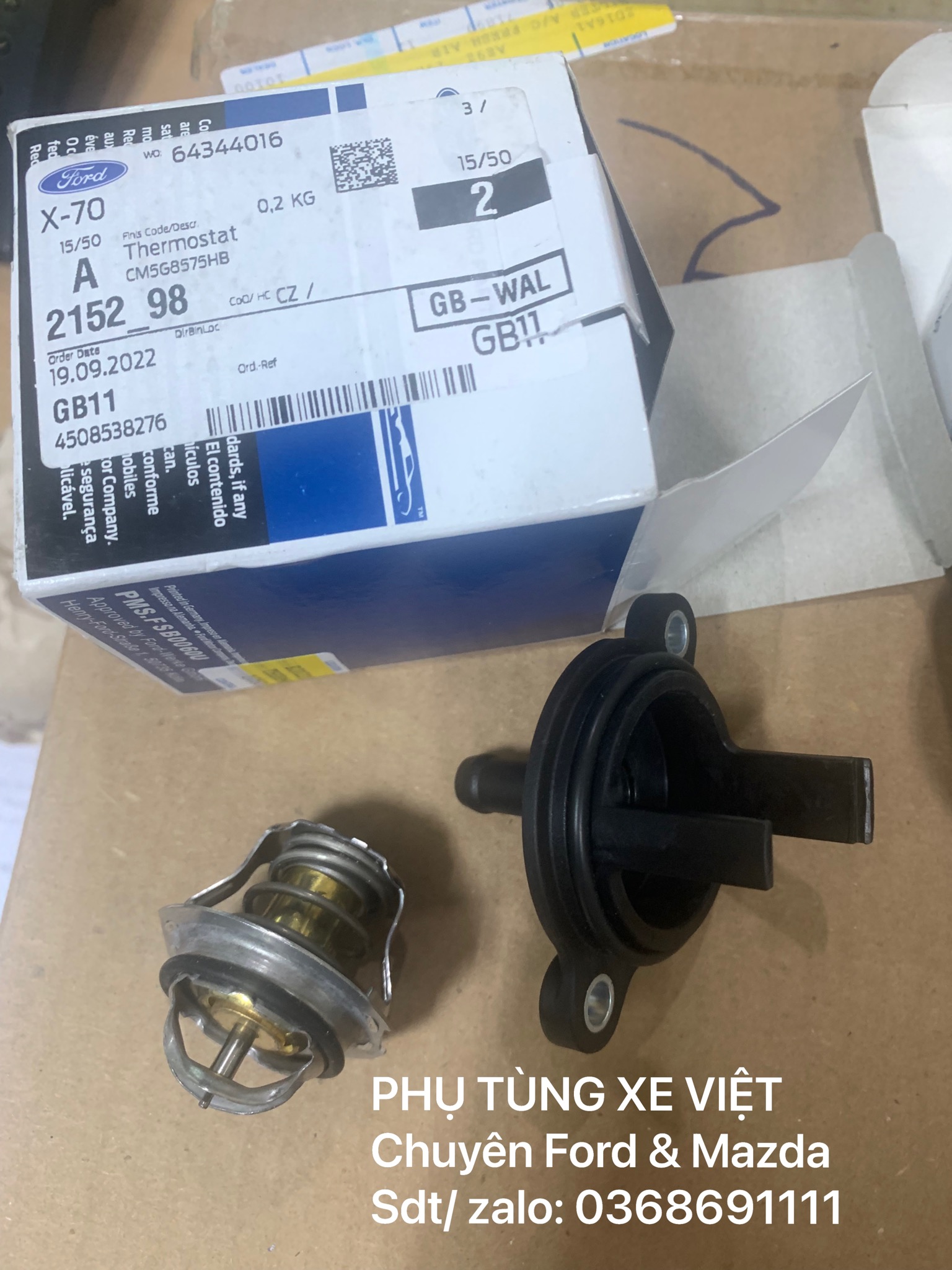 Van hằng nhiệt Fiesta 1.0 Ecoboost CM5G61J20AA CM5G8575HB