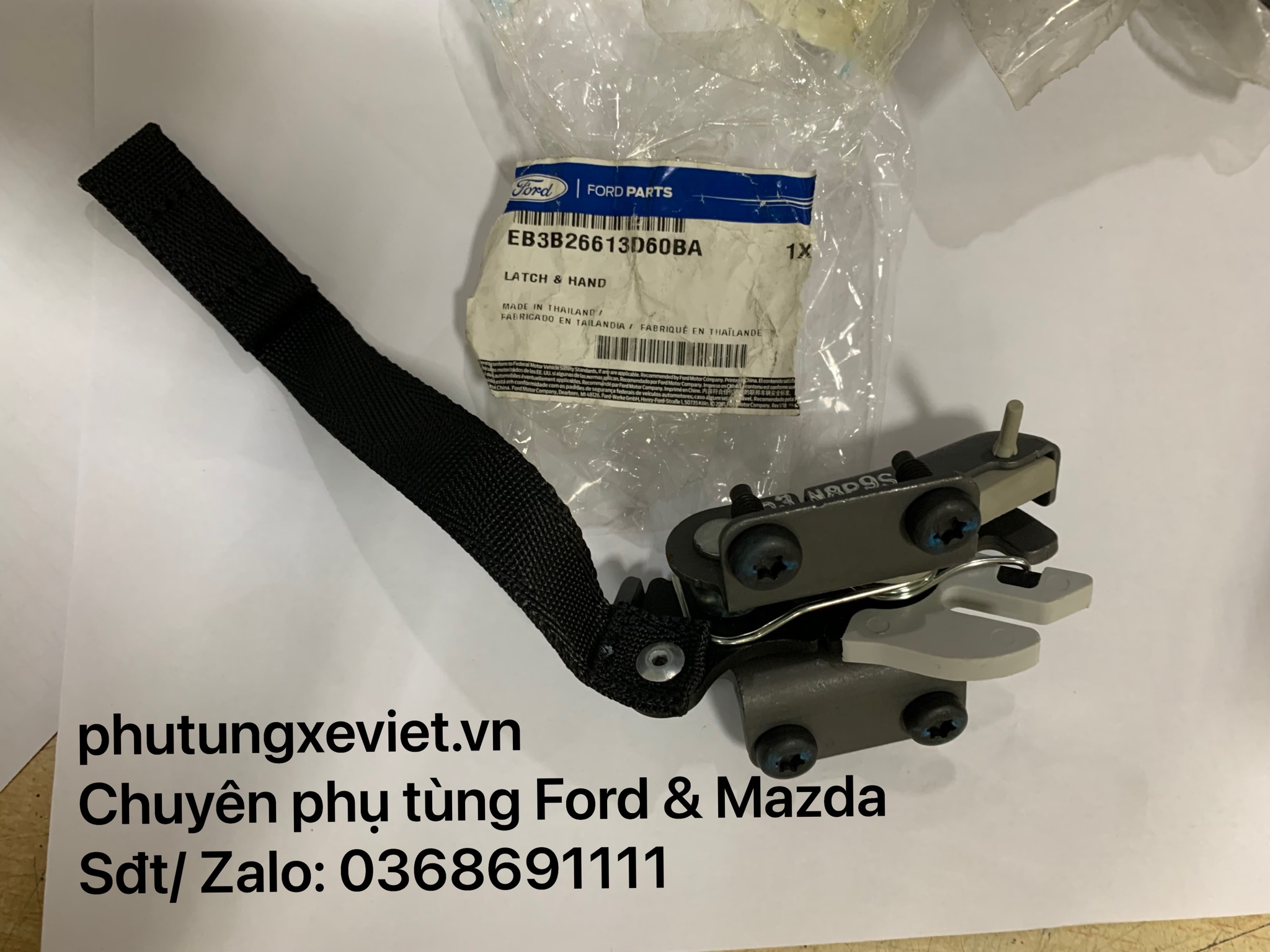 Khoá ngậm lưng ghế Ranger mazda BT EB3B26613D60BA EB3Z26613D60B