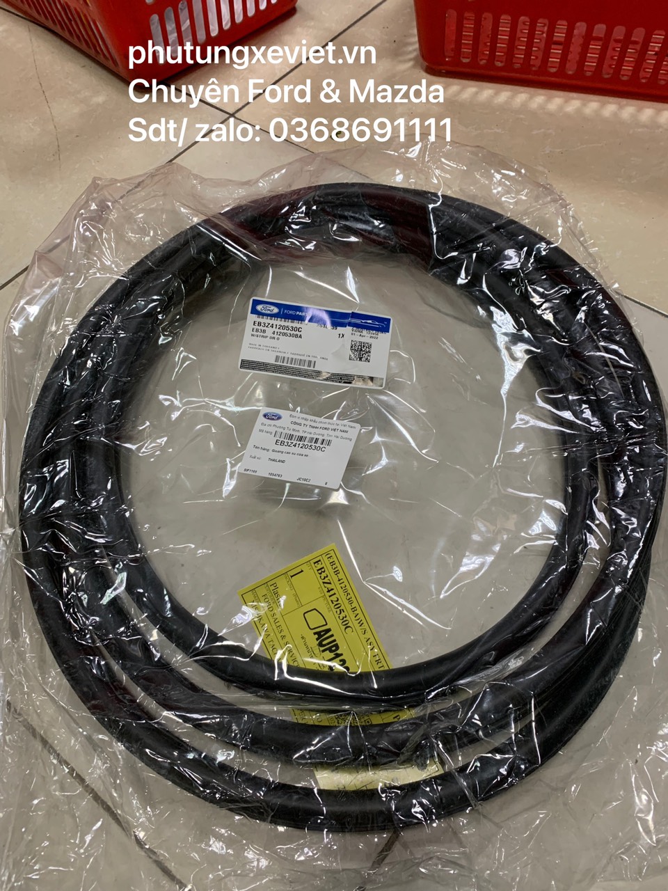 Gioăng khung cửa trước, sau Ranger EB3Z4120530C EB3Z4120531C EB3Z2620708A EB3Z2620709A