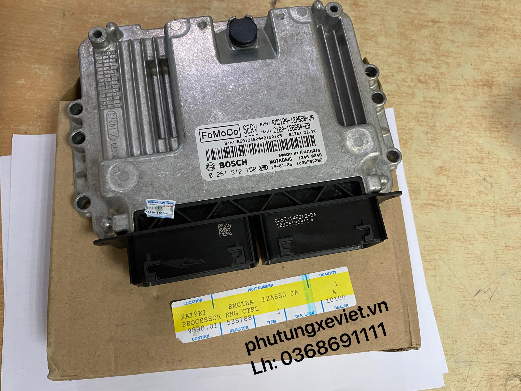 Hộp ECM / hộp PCM / hộp đen Ford Fiesta / RMC1BA-12A650-JA