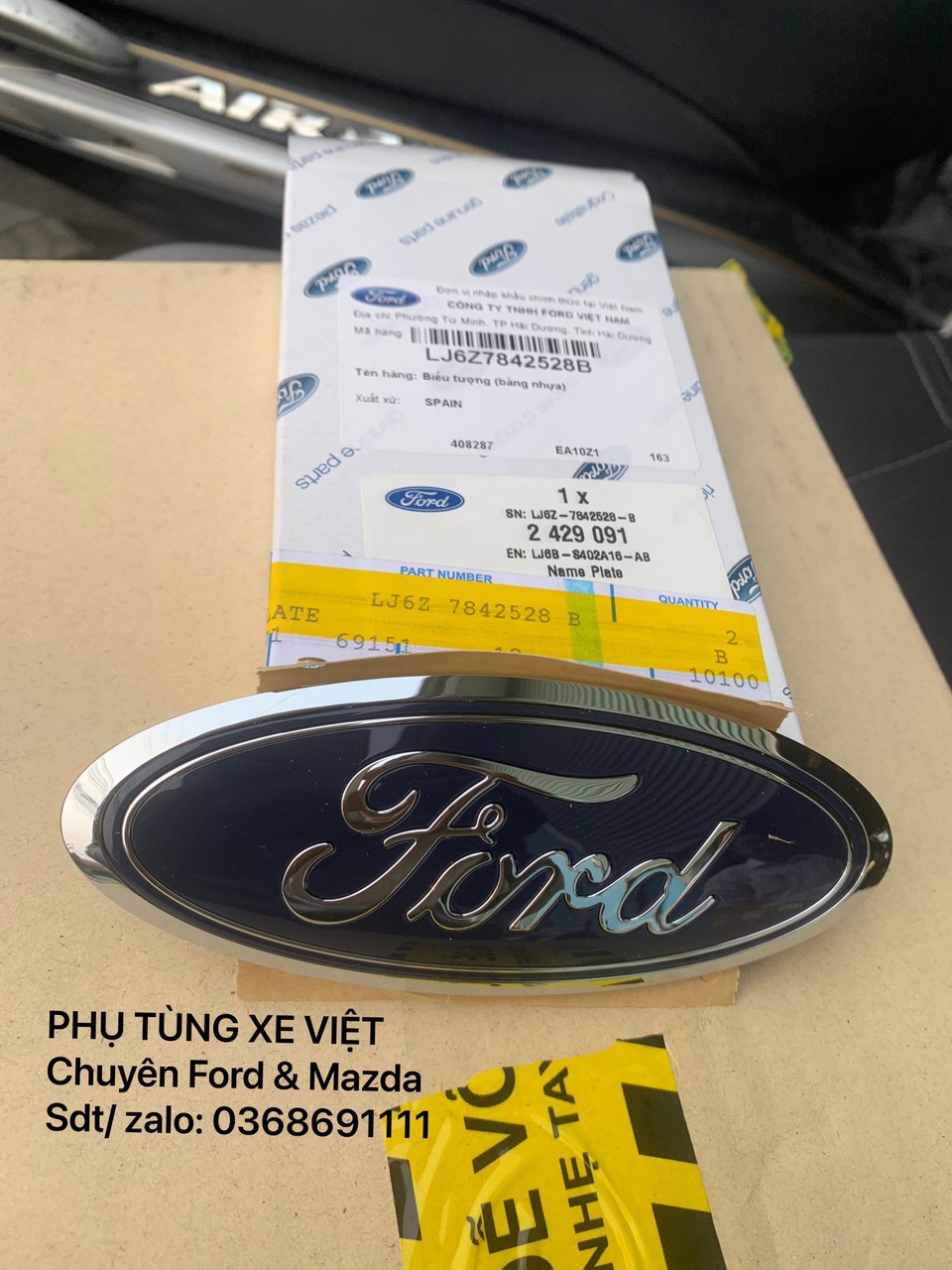 Lo go sau , logo sau Everest 2022 2023 ( chữ Ford ) N1VZ9942528A LJ6Z7842528B