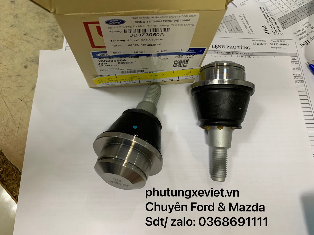 Rotuyn càng a dưới Ford Ranger JB3Z3050A JB3C-3395-AA JB3C-3395-BA