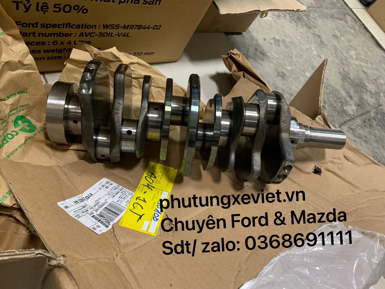 Trục khuỷu / trục cơ máy (động cơ) Ford Escape 3.0 V6 / F7DZ-6303-AA / F7DZ6303AA