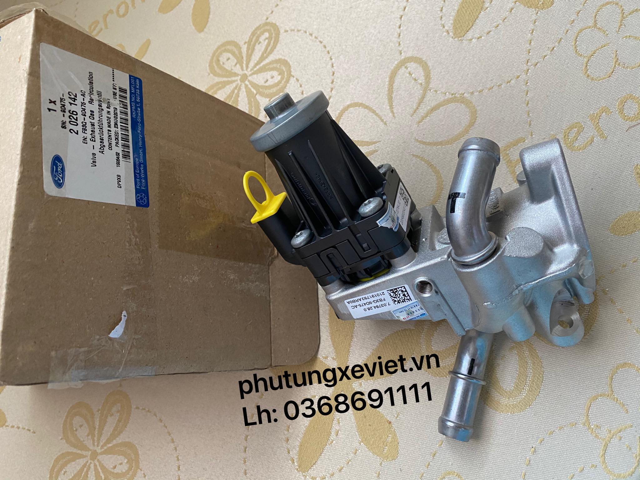 Van ERG (van tuần hoàn khí xả) Ford Ranger 3.2 & 2.2 / FB3Q-9D475-AC