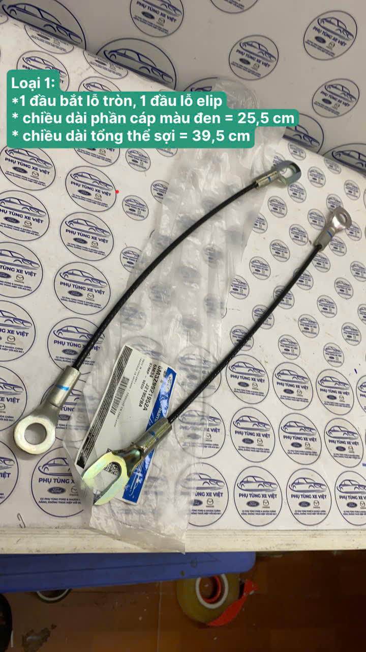 Cáp bưởng thùng sau Ford Ranger dài 42 cm JB3Z9921952A