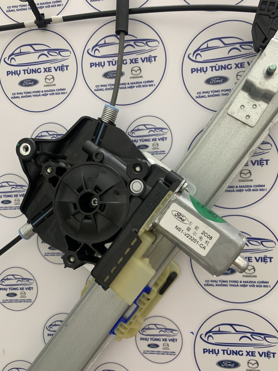 Motor liền compa lên kính cửa trước Ford Territory NS1V23201CA