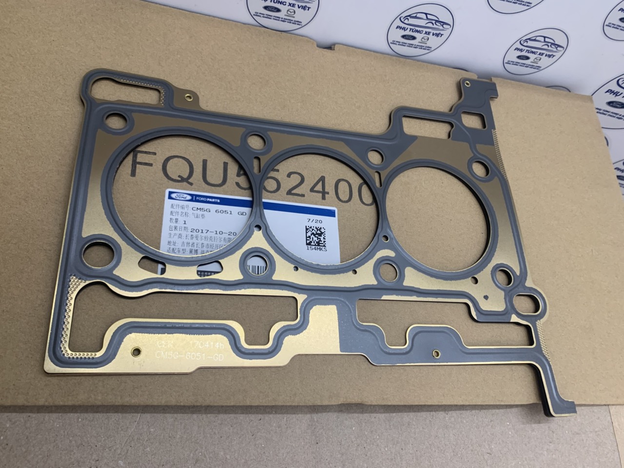 Gioăng quy lát, gioăng mặt máy EcoSport 1.0 CM5G6051GC