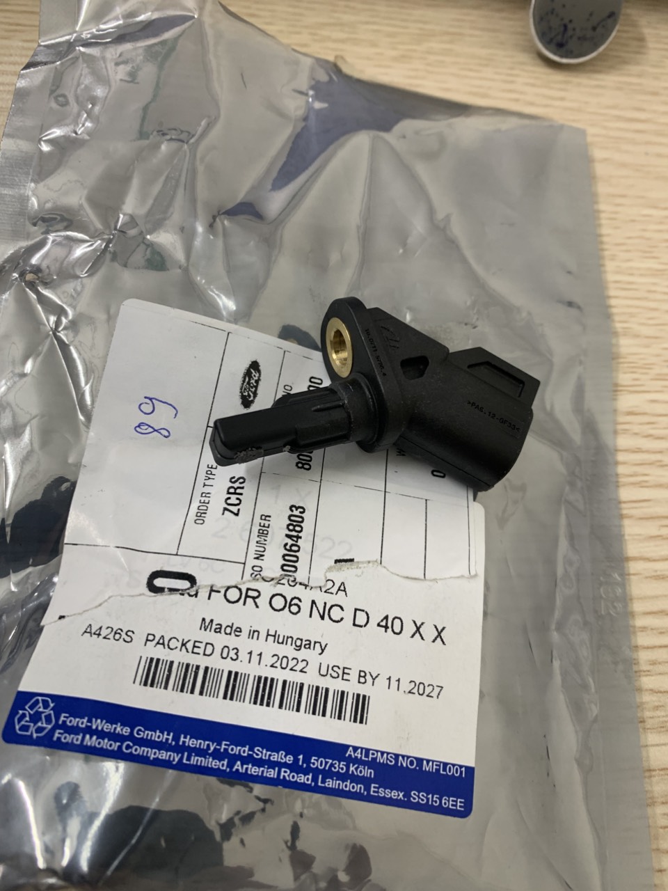 Cảm biến phanh ABS trước Focus 2015 16 17 18 19 LV6Z2C204A