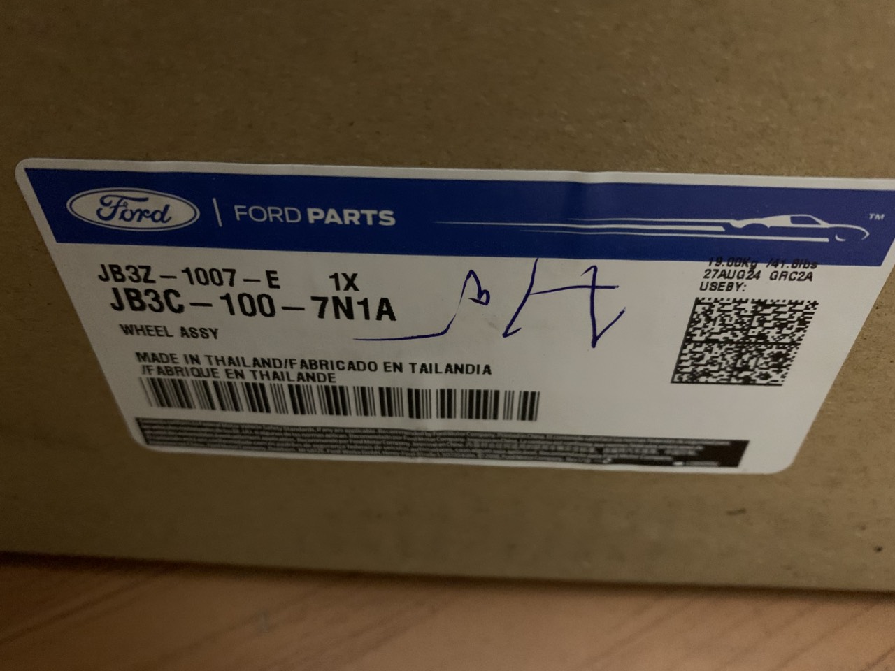 Lazang bánh trước, sau Ford Everest 2018 19 20 21 JB3Z1007E