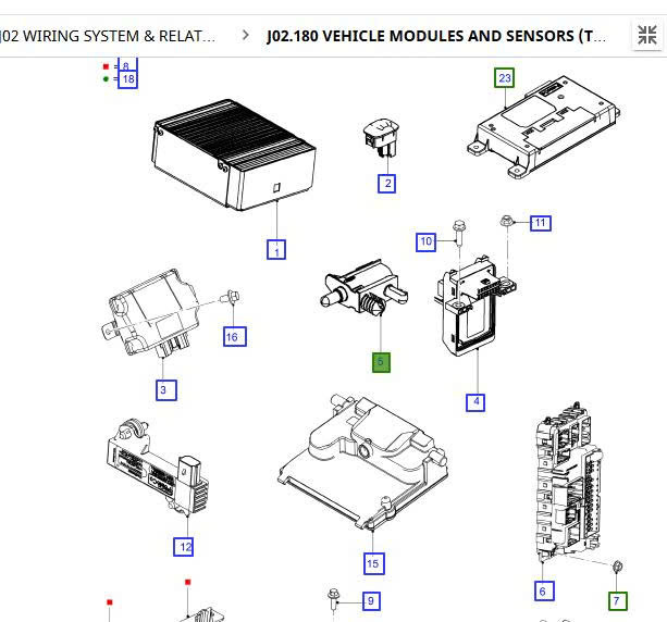 Cảm biến nhiệt độ ngoài trời Ford Ranger 3.2 AU5T-12A647-AC