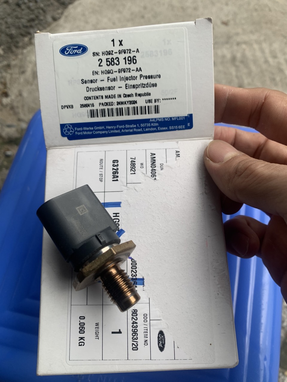 Cảm biến áp suất nhiên liệu Ford Ranger 2.0 HG9Q9F972AA