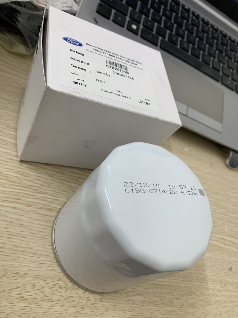 Lọc dầu động cơ Ford EcoSport, Fiesta, Focus C1BG-6714-BA