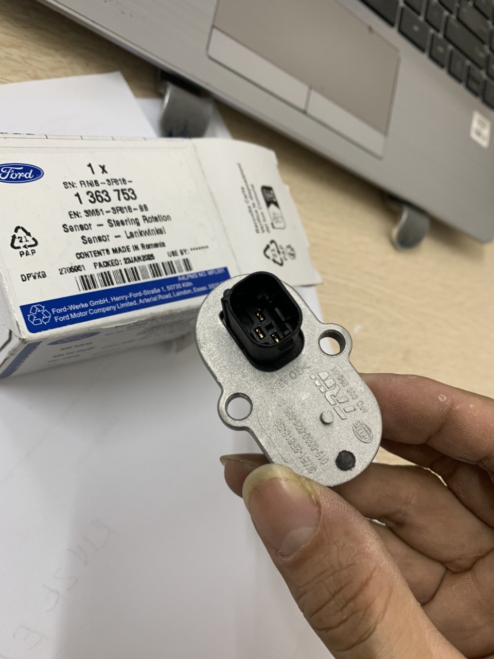 Cảm biến góc lái Ford Focus 2005 6 7 8 9 10 11 12 3M513F818BB