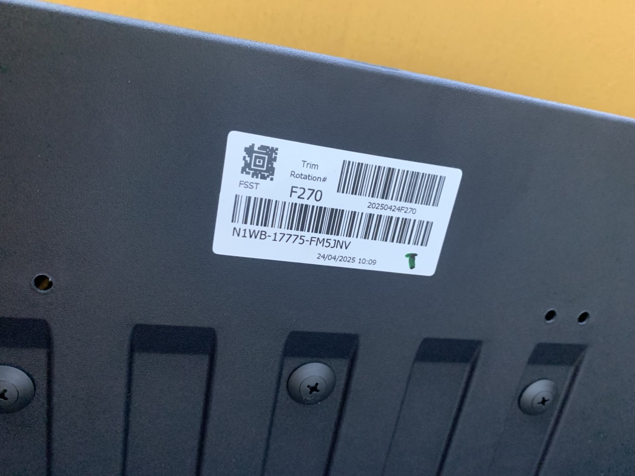 Cản sau Ford Ranger Wildtrak 2023 24 25 N1WZ17906FN FT FN