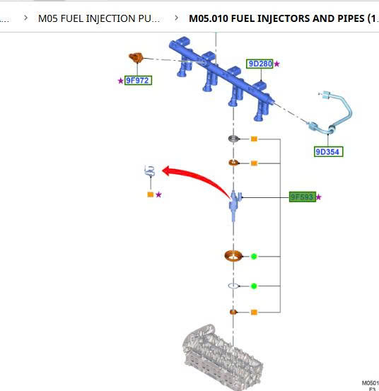 Kim phun Ford Focus 2015 6 7 8 9 DS7Z9F593D DS7G9F593EA