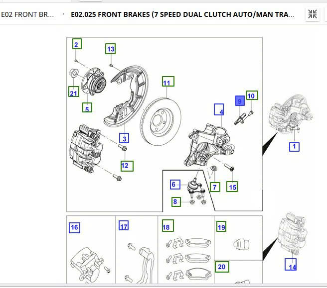 Cảm biến phanh ABS bánh sau Ford Terrritory KS12B372DA EA