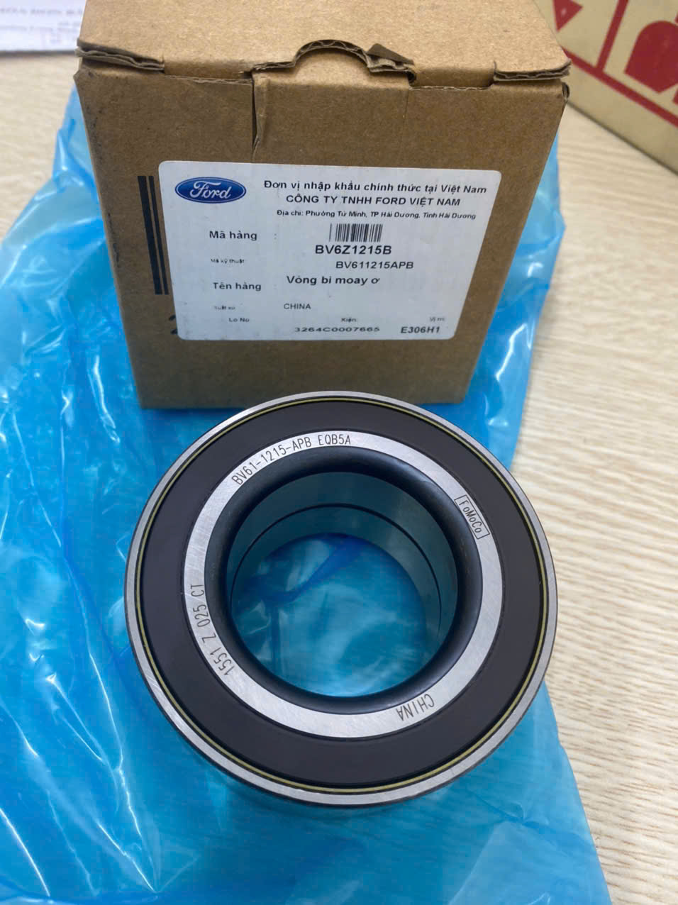 Bi bánh trước, bi moay ơ trước Focus 2015 6 7 8 9 BV611215APB