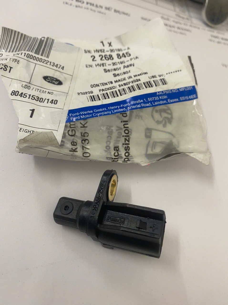 Cảm biến ABS bánh sau Ford Focus 2005-2012 BV6T2C190P1A