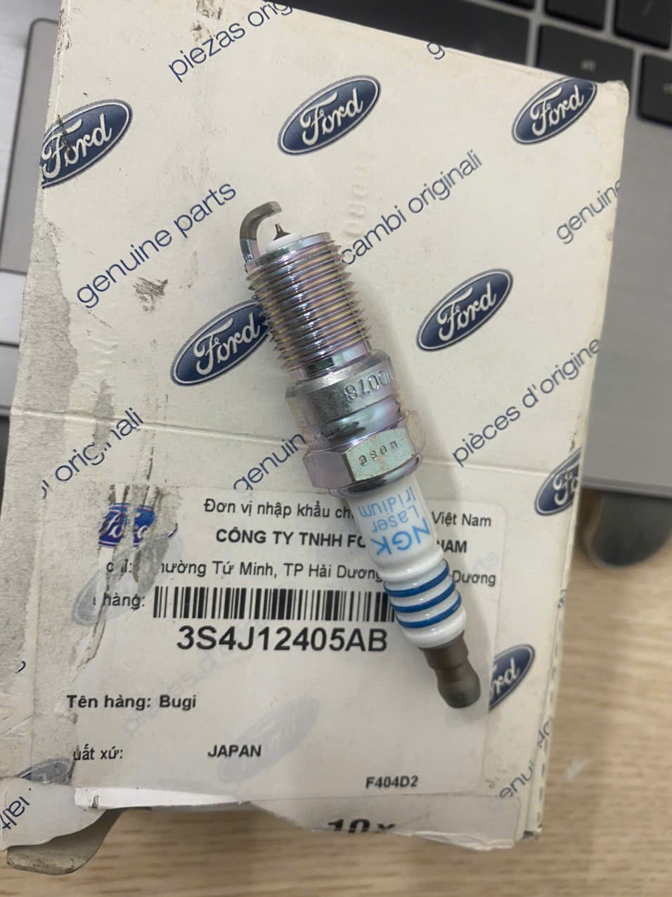 Bugi đánh lửa Ford Focus 1.8 & 2.0 2005 đến 2011 3S4Z12405A