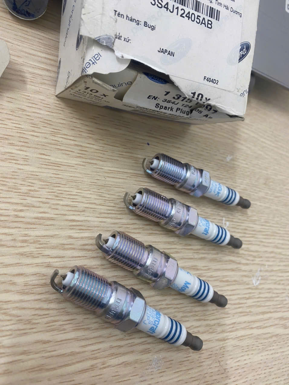Bugi đánh lửa Ford Focus 1.8 & 2.0 2005 đến 2011 3S4Z12405A