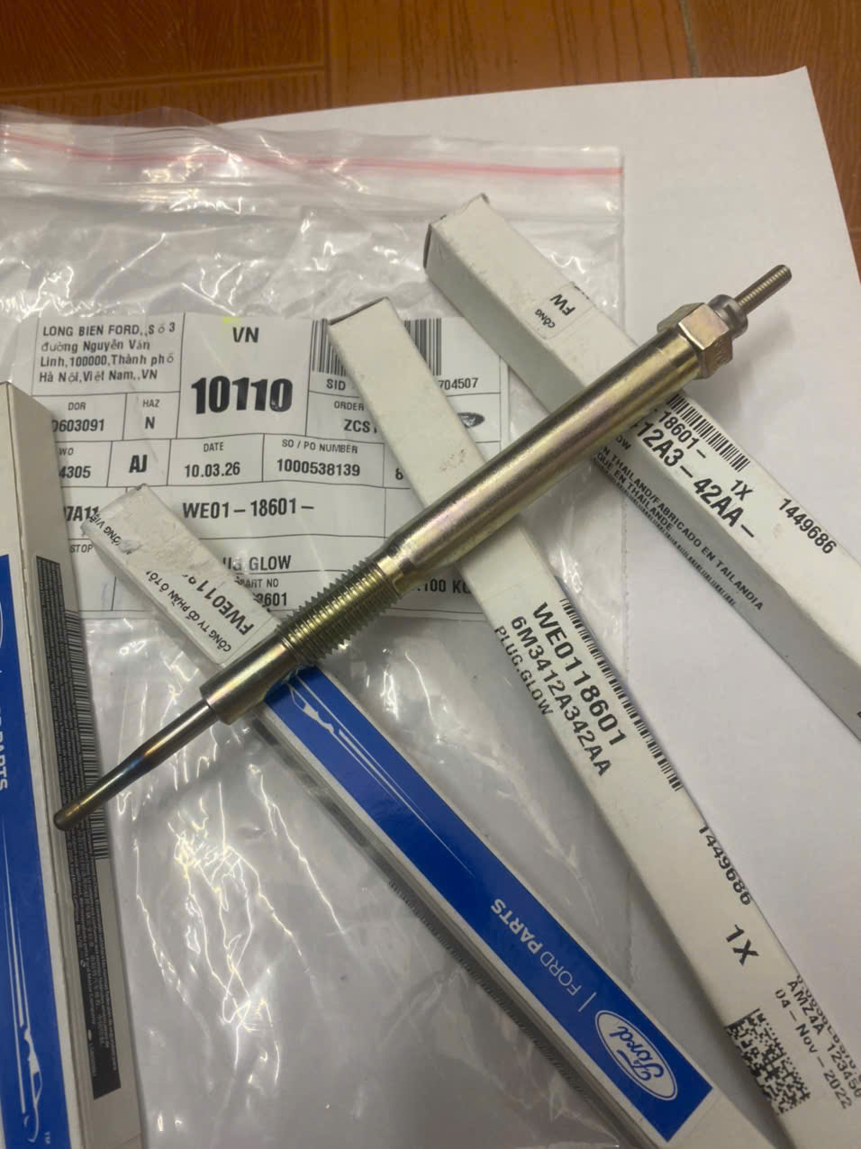 Bugi sưởi nến sấy Ford Ranger 2009 2010 2011 12 WE01-18601