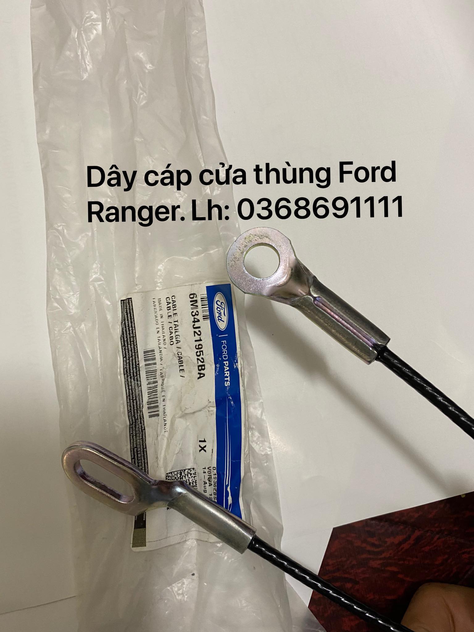 Dây cáp cửa thùng Ford Ranger (cáp treo bưởng sau Ford Ranger)3