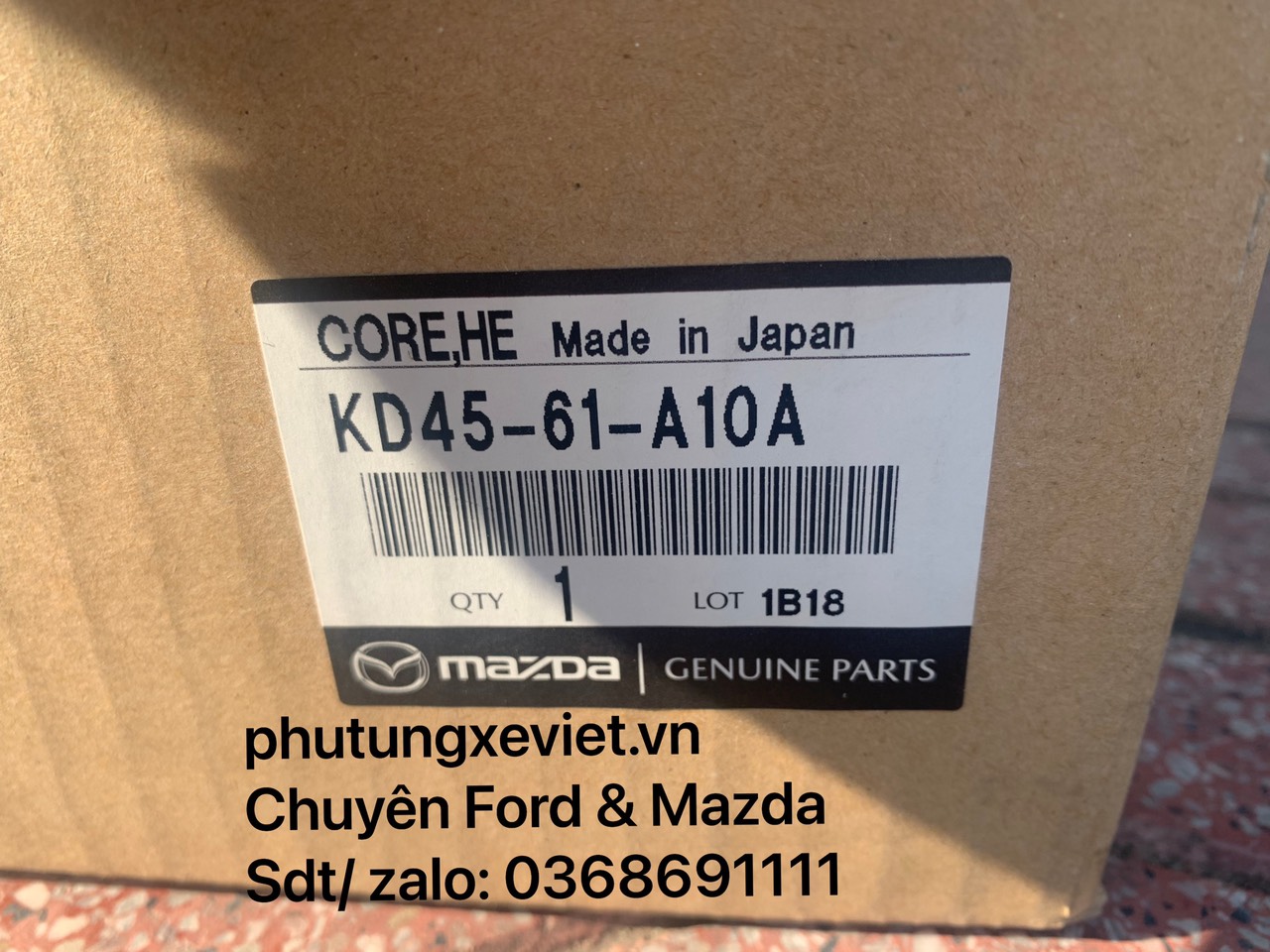 Két sưởi điều hòa Mazda CX-5 KD4561A10A KD45-61-A10A3